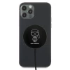Бездротовий зарядний пристрій Karl Lagerfeld 15W Black with MagSafe (KLCBMSIKBK)