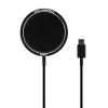 Бездротовий зарядний пристрій Karl Lagerfeld 15W Black with MagSafe (KLCBMSIKBK)