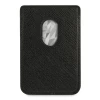 Чехол-бумажник Karl Lagerfeld Saffiano Iconic Karl's Head для iPhone Black with MagSafe (KLWMSKHSFBK)