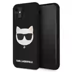 Чохол Karl Lagerfeld Silicone Choupette для iPhone 11 Black (KLHCN61SLCHBK)
