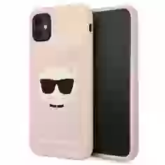 Чехол Karl Lagerfeld Silicone Choupette для iPhone 11 Light Pink (KLHCN61SLCHLP)
