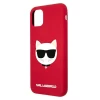 Чехол Karl Lagerfeld Silicone Choupette для iPhone 11 Red (KLHCN61SLCHRE)