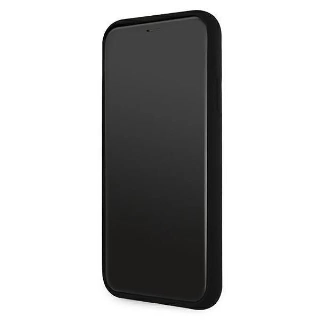 Чехол Karl Lagerfeld Silicone Stack Logo для iPhone 11 Black (KLHCN61SLKLRBK)