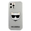 Чехол Karl Lagerfeld Glitter Choupette для iPhone 12 Pro Max Silver (KLHCP12LCHTUGLS)