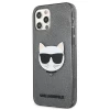Чехол Karl Lagerfeld Liquid Glitter Choupette Fun для iPhone 12 Pro Max Black (KLHCP12LCHTUGLB)