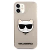 Чехол Karl Lagerfeld Glitter Choupette для iPhone 12 mini Gold (KLHCP12SCHTUGLGO)