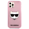 Чохол Karl Lagerfeld Glitter Choupette для iPhone 12 Pro Max Pink (KLHCP12LCHTUGLP)