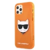 Чохол Karl Lagerfeld Glitter Choupette Fluo для iPhone 12 Pro Max Orange (KLHCP12LCHTRO)