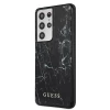 Чехол Guess Marble для Samsung Galaxy S21 Ultra Black (GUHCS21LPCUMABK)