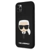 Чехол Karl Lagerfeld Silicone Karl's Head для iPhone 11 Black (KLHCN61SLKHBK)