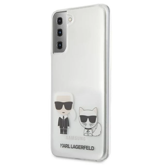 Чохол Karl Lagerfeld Karl and Choupette для Samsung Galaxy S21 Plus Transparent (KLHCS21MCKTR)