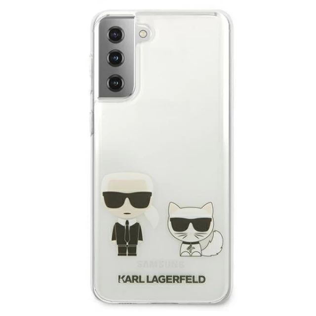 Чехол Karl Lagerfeld Karl and Choupette для Samsung Galaxy S21 Plus Transparent (KLHCS21MCKTR)