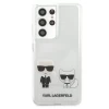 Чохол Karl Lagerfeld Karl and Choupette для Samsung Galaxy S21 Ultra Transparent (KLHCS21LCKTR)
