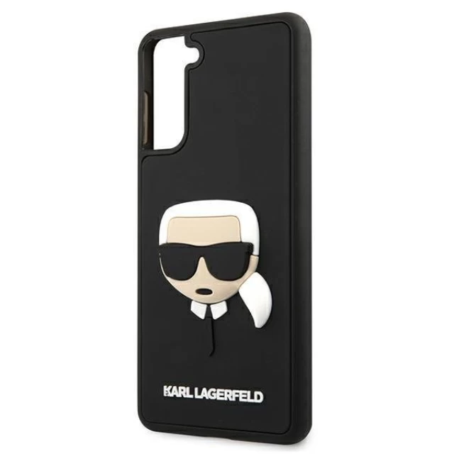 Чехол Karl Lagerfeld Karl's Head для Samsung Galaxy S21 Plus Black (KLHCS21MKH3DBK)
