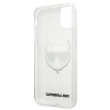 Чохол Karl Lagerfeld Glitter Choupette для iPhone 11 Silver (KLHCN61CHTUGLS)