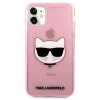 Чехол Karl Lagerfeld Glitter Choupette для iPhone 11 Pink (KLHCN61CHTUGLP)