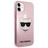 Чехол Karl Lagerfeld Glitter Choupette для iPhone 11 Pink (KLHCN61CHTUGLP)