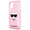 Чехол Karl Lagerfeld Glitter Choupette для iPhone 11 Pink (KLHCN61CHTUGLP)