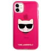 Чехол Karl Lagerfeld Glitter Choupette Fluo для iPhone 11 Pink (KLHCN61CHTRP)