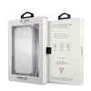 Чехол Guess 4G Silver Chain для iPhone 12 Pro Max Transparent (GUHCP12LKC4GSSI)