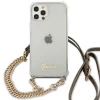 Чехол Guess 4G Gold Chain для iPhone 12 | 12 Pro Transparent (GUHCP12MKC4GSGO)