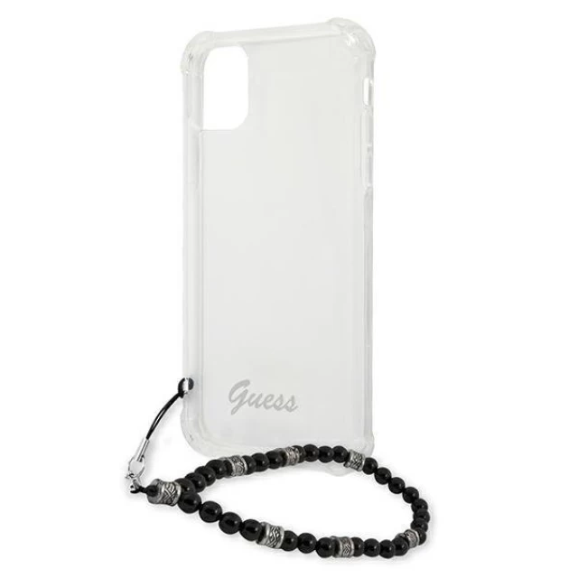 Чохол Guess Black Pearl для iPhone 12 | 12 Pro Transparent (GUHCP12MKPSBK)