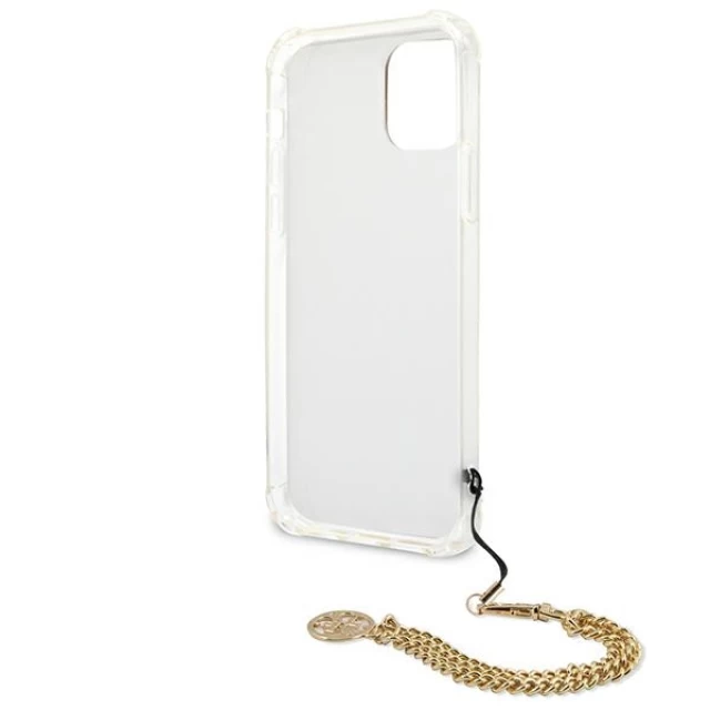 Чехол Guess Gold Chain для iPhone 12 | 12 Pro Leopard (GUHCP12MKSLEO)