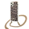 Чехол Guess Gold Strap для iPhone 12 | 12 Pro Leopard (GUHCP12MKCLEO)