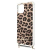 Чехол Guess Gold Strap для iPhone 12 | 12 Pro Leopard (GUHCP12MKCLEO)