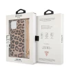 Чехол Guess Gold Strap для iPhone 12 | 12 Pro Leopard (GUHCP12MKCLEO)