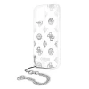 Чехол Guess Peony Chain Collection для iPhone 12 | 12 Pro Silver (GUHCP12MKSPESI)