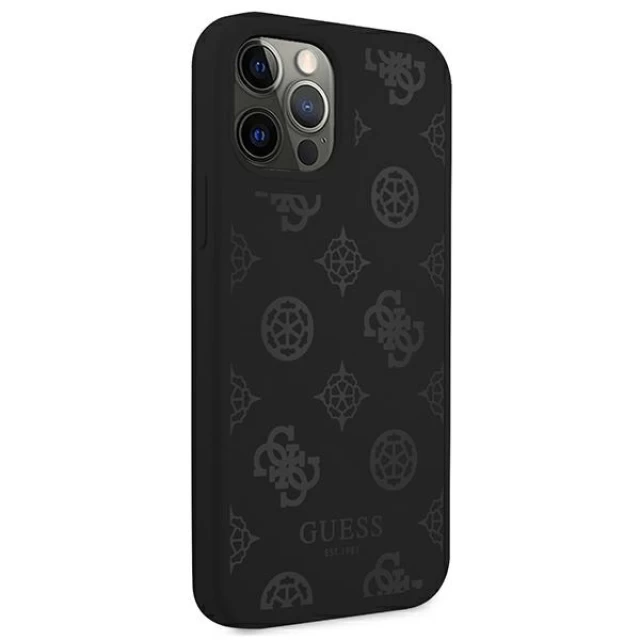 Чехол Guess Peony Collection для iPhone 12 | 12 Pro Black (GUHCP12MLSPEBK)