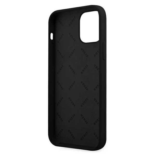 Чехол Guess Peony Collection для iPhone 12 | 12 Pro Black (GUHCP12MLSPEBK)