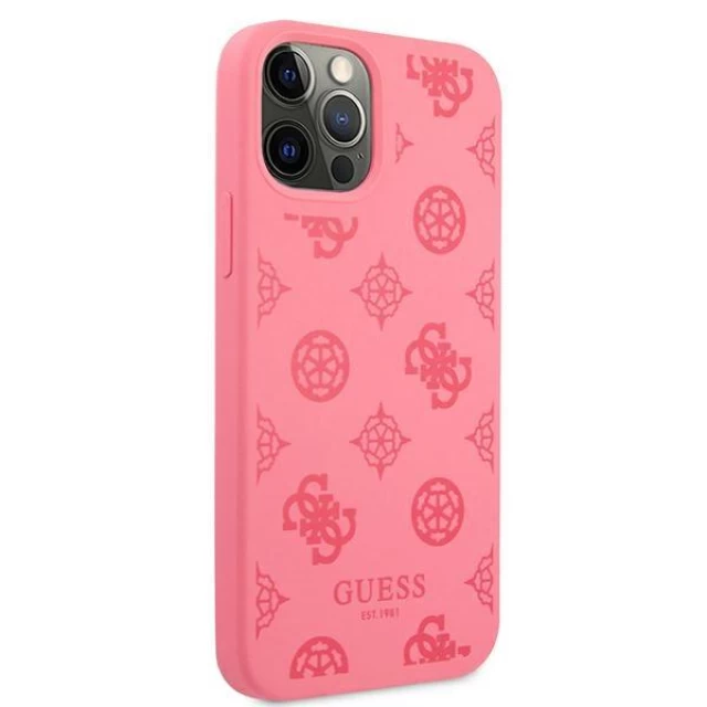 Чехол Guess Peony Collection для iPhone 12 | 12 Pro Pink (GUHCP12MLSPEFU)