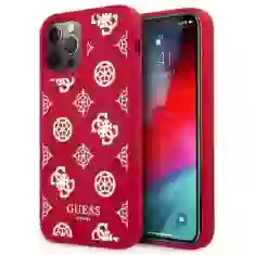 Чехол Guess Peony Collection для iPhone 12 | 12 Pro Red (GUHCP12MLSPEWRE)