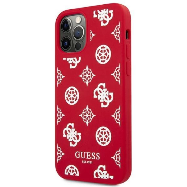 Чохол Guess Peony Collection для iPhone 12 | 12 Pro Red (GUHCP12MLSPEWRE)