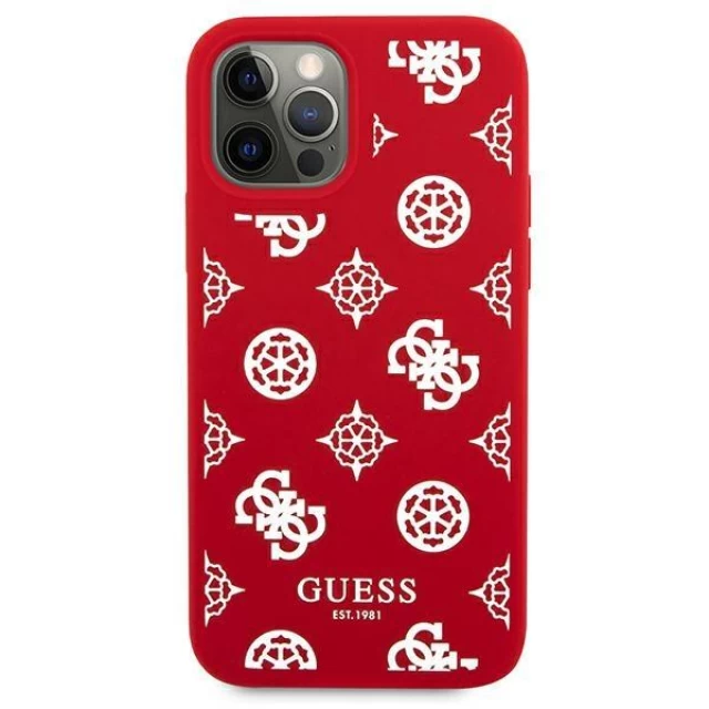 Чохол Guess Peony Collection для iPhone 12 | 12 Pro Red (GUHCP12MLSPEWRE)