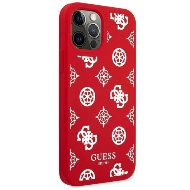 Чохол Guess Peony Collection для iPhone 12 | 12 Pro Red (GUHCP12MLSPEWRE)