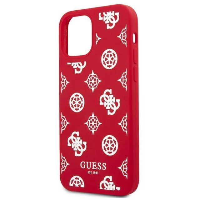 Чохол Guess Peony Collection для iPhone 12 | 12 Pro Red (GUHCP12MLSPEWRE)