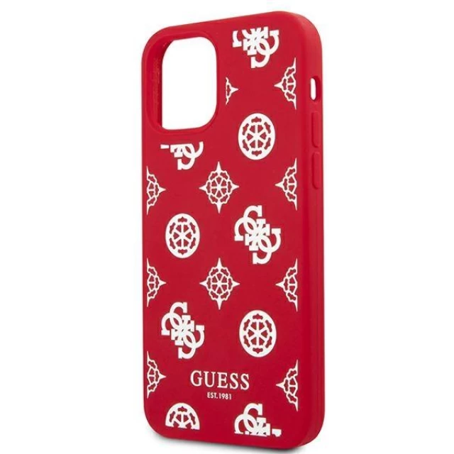 Чохол Guess Peony Collection для iPhone 12 Pro Max Red (GUHCP12LLSPEWRE)