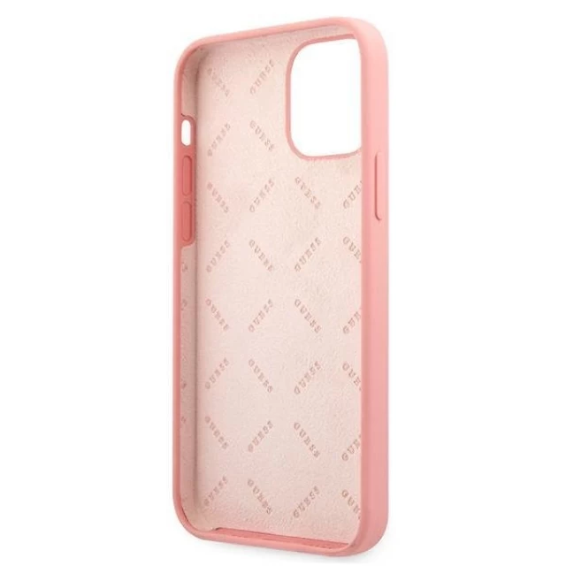 Чехол Guess Peony Collection для iPhone 12 | 12 Pro Pink (GUHCP12MLSPEWPI)
