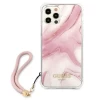 Чехол Guess Marble Collection для iPhone 12 | 12 Pro Pink (GUHCP12MKSMAPI)