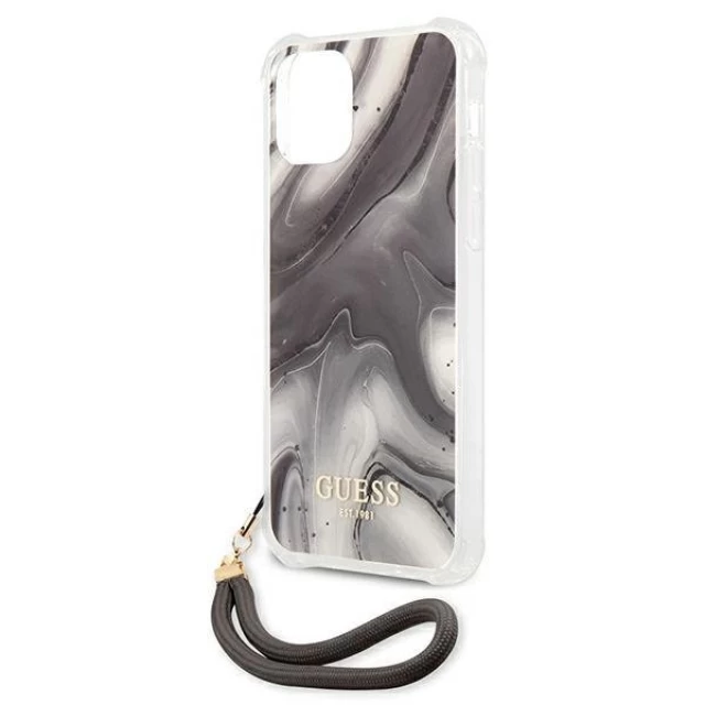 Чехол Guess Marble Collection для iPhone 12 | 12 Pro Grey (GUHCP12MKSMAGR)