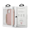 Чохол Guess Saffiano Chain для iPhone 12 | 12 Pro Pink (GUHCP12MSASGPI)