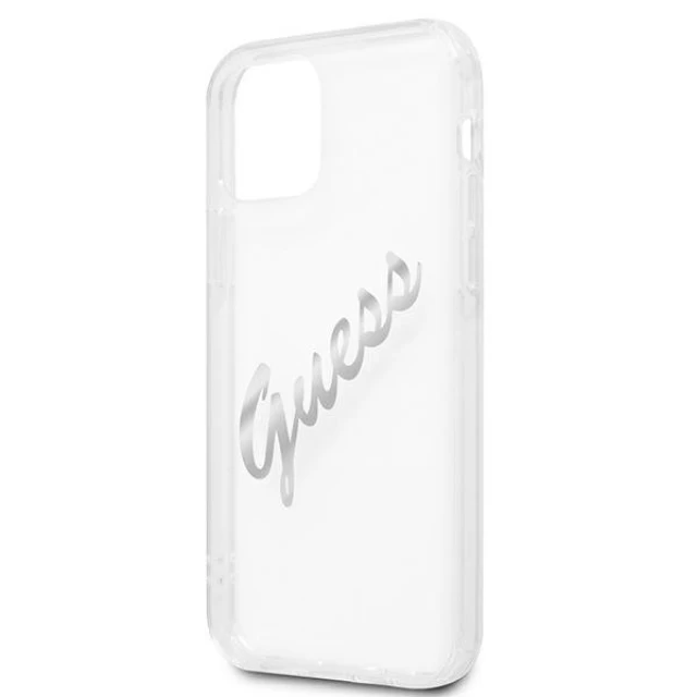 Чехол Guess Vintage Script для iPhone 12 Pro Max Transparent (GUHCP12LKTRSVSI)