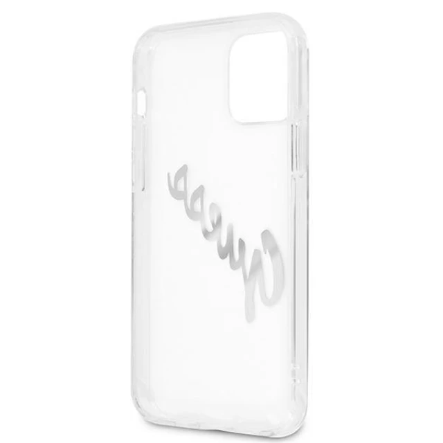 Чохол Guess Vintage Script для iPhone 12 Pro Max Transparent (GUHCP12LKTRSVSI)