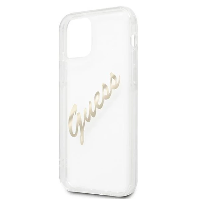 Чохол Guess Vintage Script для iPhone 12 | 12 Pro Transparent (GUHCP12MKTRSVGO)