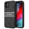Чехол Guess 4G Stripe для iPhone 12 mini Grey (GUHCP12S4GDGR)
