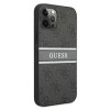 Чохол Guess 4G Stripe для iPhone 12 | 12 Pro Grey (GUHCP12M4GDGR)