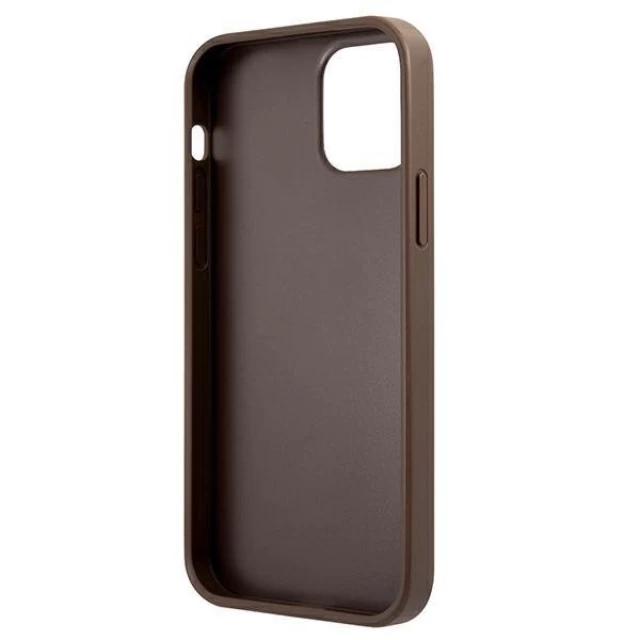 Чехол Guess 4G Stripe для iPhone 12 mini Brown (GUHCP12S4GDBR)